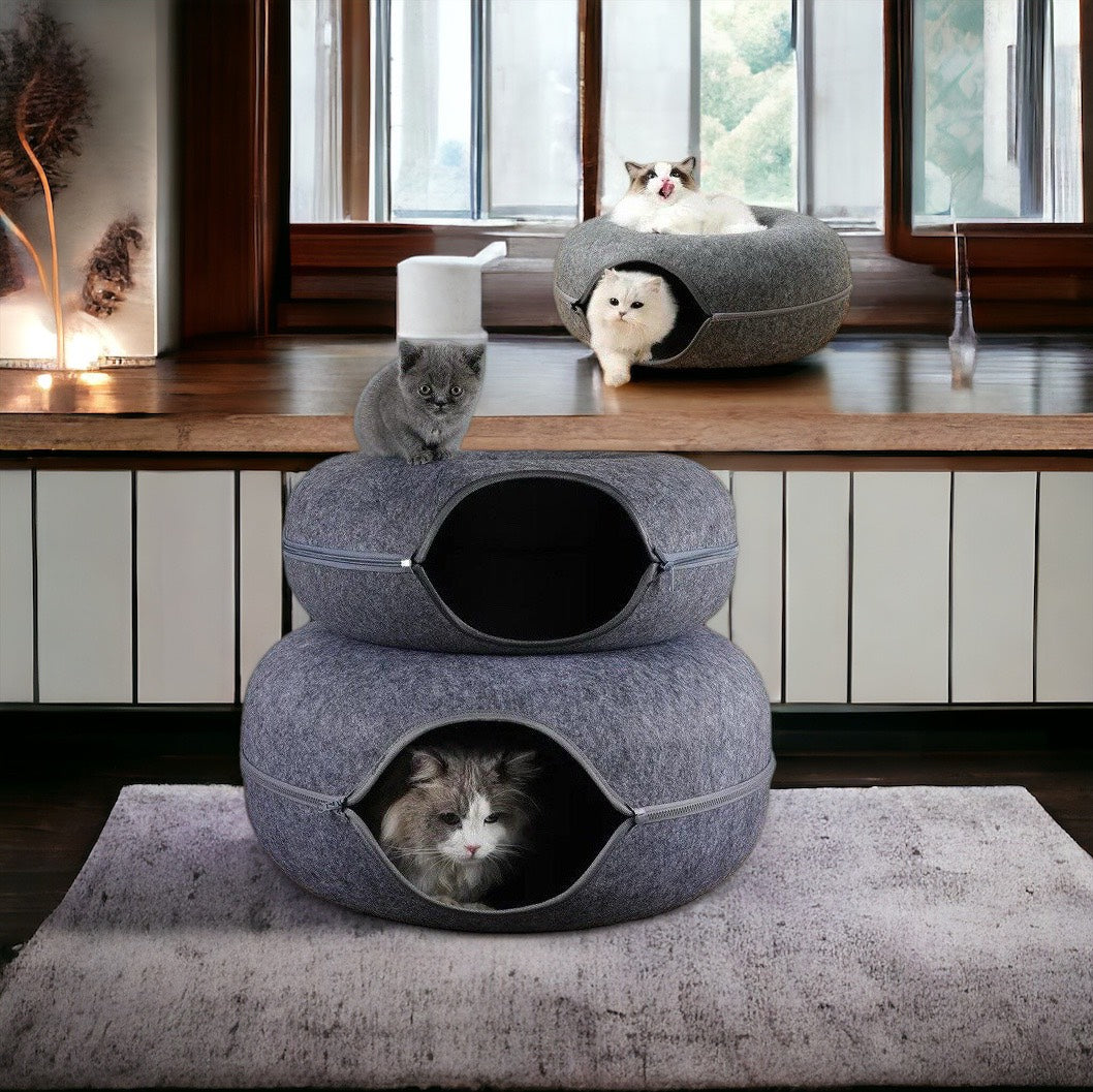 THE " DONUT " CAT CAVE